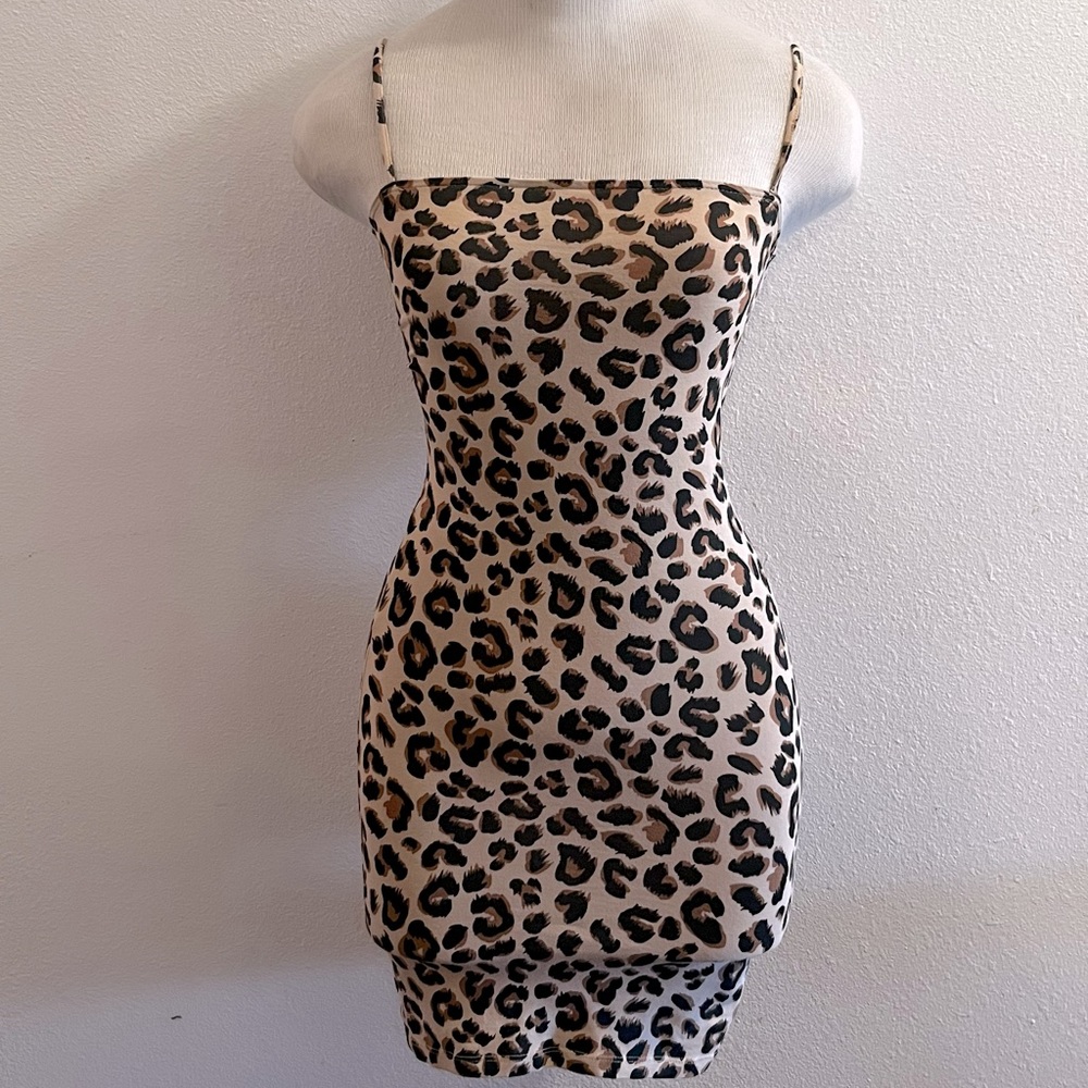 Divided Leopard Dress